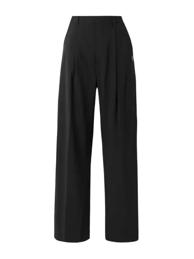 + Edward Enninful Pleated Woven Wide-leg Pants