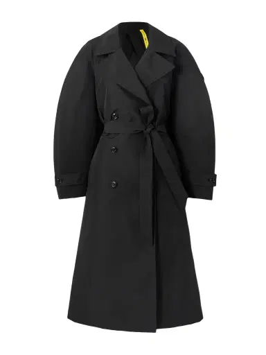 Moncler Genius + Edward Enninful Zake Belted Double-breasted Shell Trench Coat | Thumbnail 1