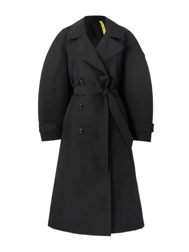 Moncler Genius + Edward Enninful Zake Belted Double-breasted Shell Trench Coat