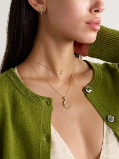 Jennifer Meyer Moon 18-karat Gold Diamond Necklace | Thumbnail 5 Jennifer Meyer Moon 18-karat Gold Diamond Necklace | Thumbnail 5