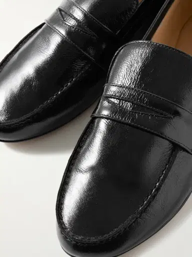 Jamie Haller Crinkled-leather Loafers | Thumbnail 4 Jamie Haller Crinkled-leather Loafers | Thumbnail 4