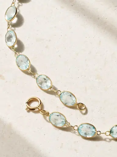 JIA JIA Chakra Gold Aquamarine Necklace | Thumbnail 3 JIA JIA Chakra Gold Aquamarine Necklace | Thumbnail 3