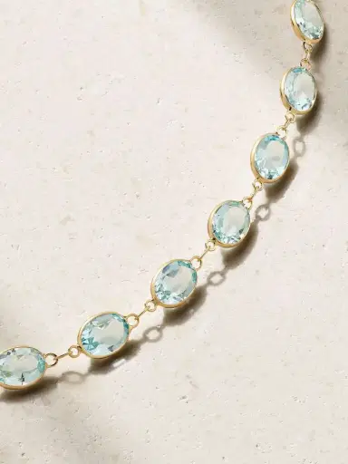 JIA JIA Chakra Gold Aquamarine Necklace | Thumbnail 4 JIA JIA Chakra Gold Aquamarine Necklace | Thumbnail 4