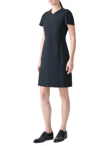 Akris Asymmetric Mini Dress | Thumbnail 4