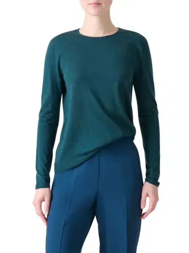 Akris Cashmere Silk Boat Neck Sweater | Thumbnail 3