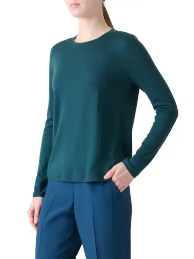 Akris Cashmere Silk Boat Neck Sweater | Thumbnail 4