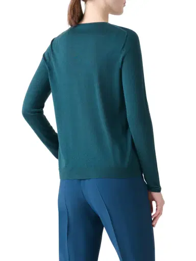 Akris Cashmere Silk Boat Neck Sweater | Thumbnail 5
