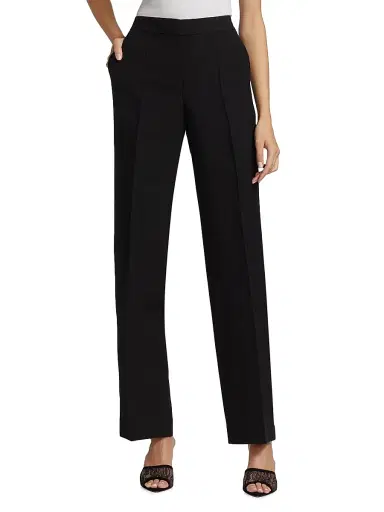 Lafayette 148 New York Women's Gates Straight Leg Pants - Black - Size 14 | Thumbnail 3