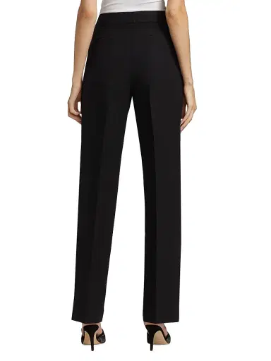 Lafayette 148 New York Women's Gates Straight Leg Pants - Black - Size 14 | Thumbnail 5