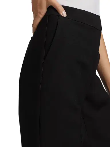 Lafayette 148 New York Women's Gates Straight Leg Pants - Black - Size 14 | Thumbnail 6