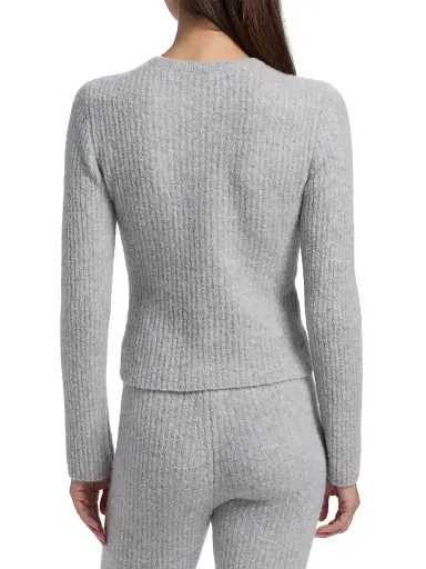 The Elder Statesman Women's Rib-Knit Cashmere-Silk Cardigan | Thumbnail 5
