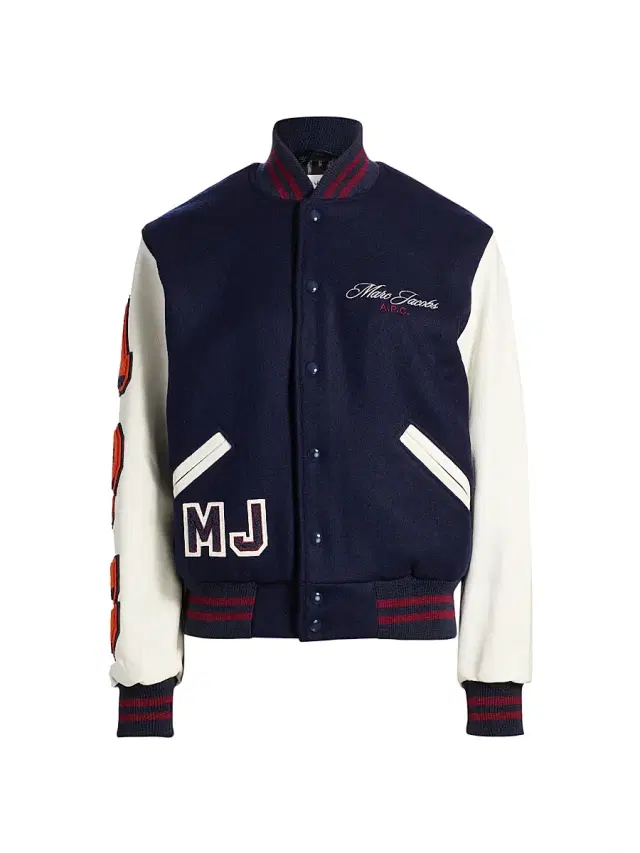 Marc Jacobs x A.P.C. Women's A. P.C. x Marc Jacobs The Varsity Jacket - Dark Navy White