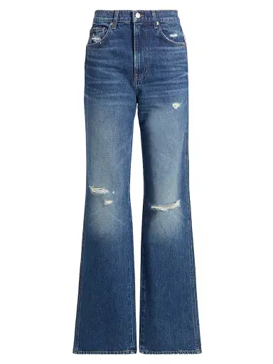 Veronica Beard Women's Dylan High-Rise Straight-Leg Jeans | Thumbnail 1 Veronica Beard Women's Dylan High-Rise Straight-Leg Jeans | Thumbnail 1