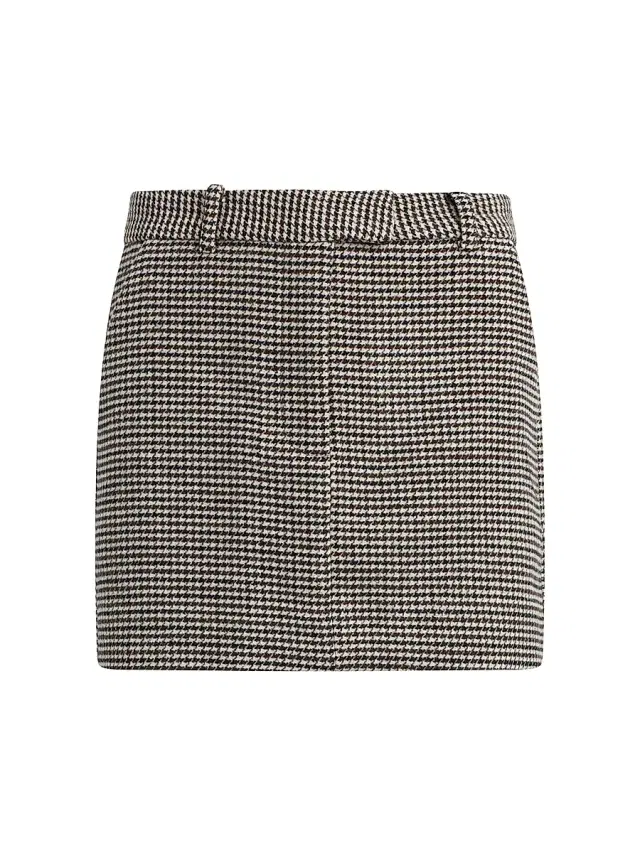 Women's The Chloe Tailored Miniskirt - Black Chocolate