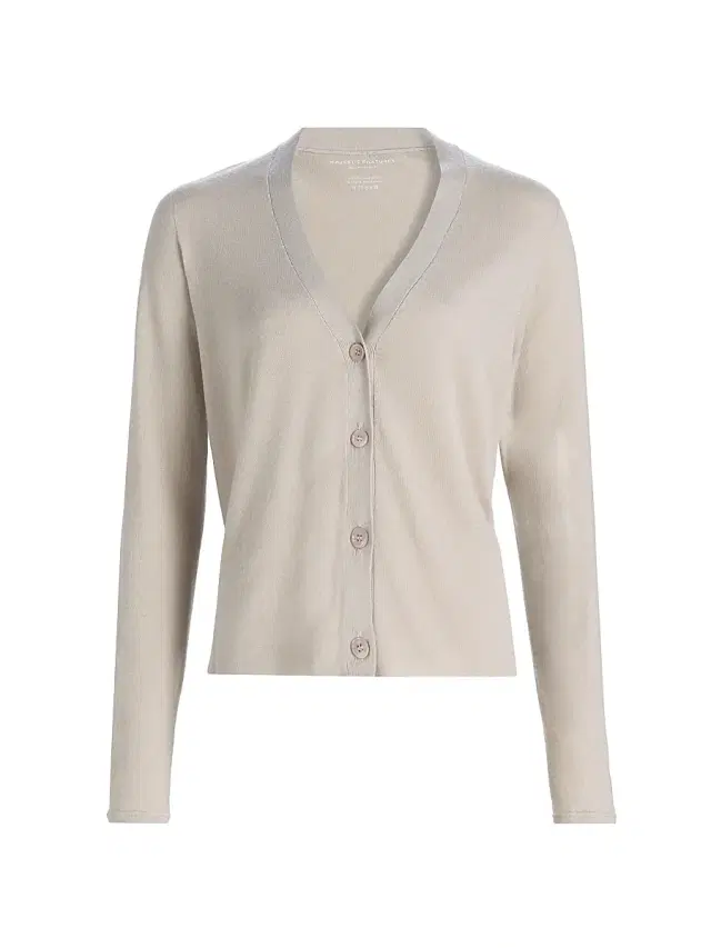 Majestic Filatures Women's V-Neck Knit Cardigan - Desert