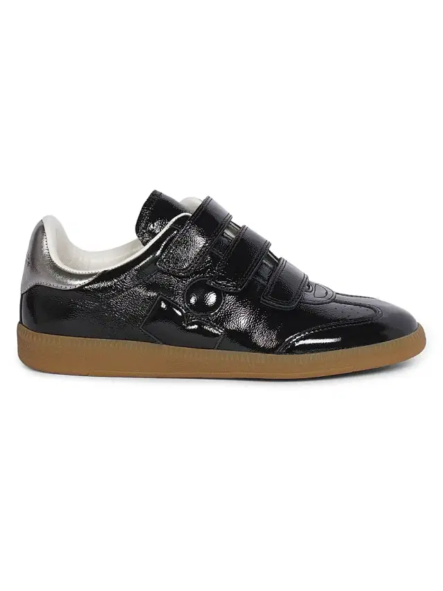 Women's Festive Beth Leather Sneakers - Black Silver