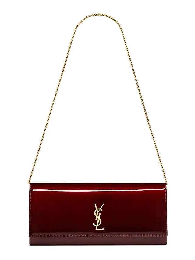 Women's Kate Patent Leather Clutch - Gloss Burgundy Women's Kate Patent Leather Clutch - Gloss Burgundy