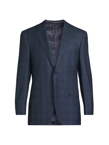 Canali Men's Siena Plaid Classic-Fit Sportcoat | Thumbnail 1 Canali Men's Siena Plaid Classic-Fit Sportcoat | Thumbnail 1