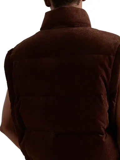 Prada Men's Medium-Weight Corduroy Down Jacket - Brown | Thumbnail 5 Prada Men's Medium-Weight Corduroy Down Jacket - Brown | Thumbnail 5