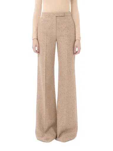 Valentino Garavani Women's Natté Buttoned Weave Pants - Ivory Beige - Size 2 | Thumbnail 2
