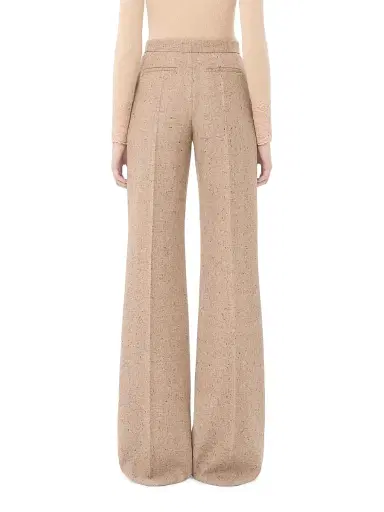 Valentino Garavani Women's Natté Buttoned Weave Pants - Ivory Beige - Size 2 | Thumbnail 4