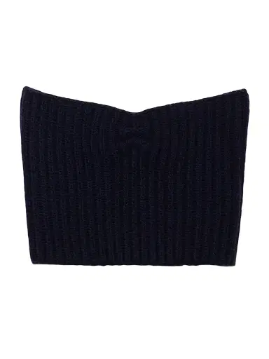Prada Women's Cashmere and Wool Bandeau Top - Blue | Thumbnail 1 Prada Women's Cashmere and Wool Bandeau Top - Blue | Thumbnail 1