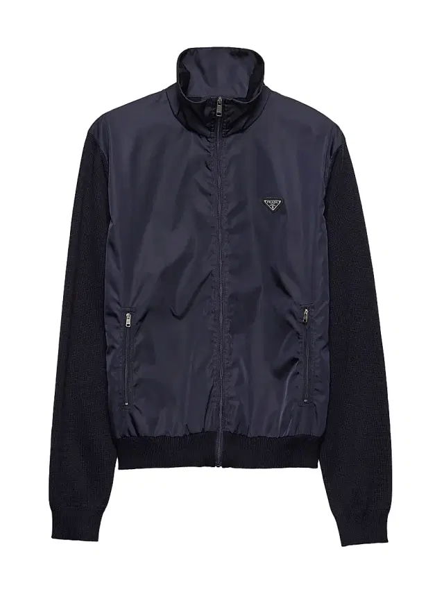 Men's Superfine Wool Zipper Cardigan - Blue