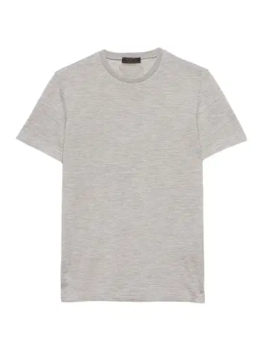 Prada Men's Oversized Cashmere T-Shirt | Thumbnail 1