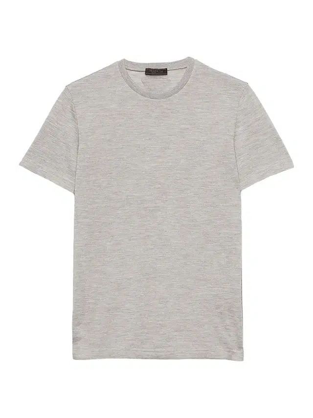 Men's Oversized Cashmere T-Shirt - Grey