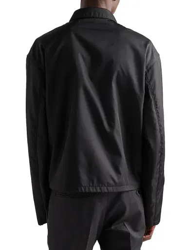 Prada Men's Re-Nylon Blouson Jacket - Black | Thumbnail 3 Prada Men's Re-Nylon Blouson Jacket - Black | Thumbnail 3