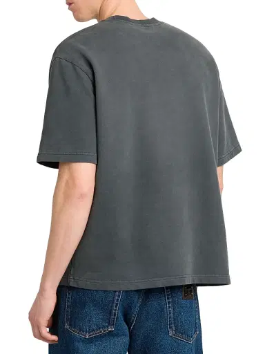 Dolce & Gabbana Men's Logo Cotton Crewneck T-Shirt - Grigioscurissimo | Thumbnail 5