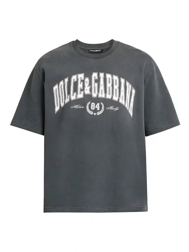 Men's Logo Cotton Crewneck T-Shirt - Grigioscurissimo