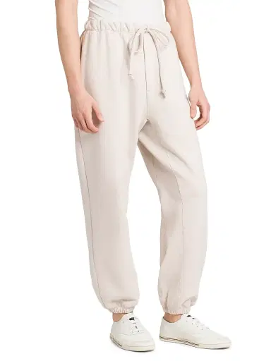 Dolce & Gabbana Men's Logo Cotton Sweatpants - Beige Chiaro | Thumbnail 4