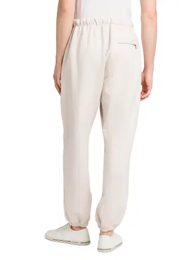 Dolce & Gabbana Men's Logo Cotton Sweatpants - Beige Chiaro | Thumbnail 5