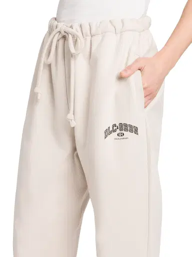 Dolce & Gabbana Men's Logo Cotton Sweatpants - Beige Chiaro | Thumbnail 6