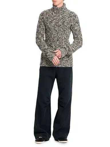 Dolce & Gabbana Men's Side-Seam Cotton Sweatpants - Nero | Thumbnail 2