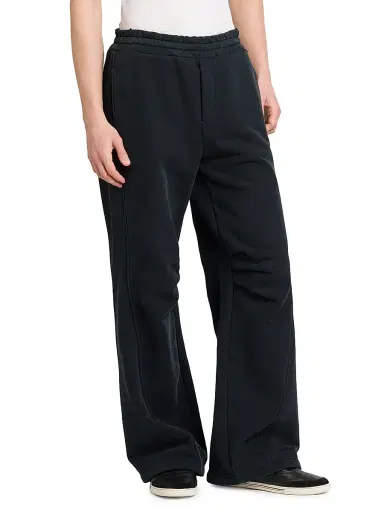 Dolce & Gabbana Men's Side-Seam Cotton Sweatpants - Nero | Thumbnail 4