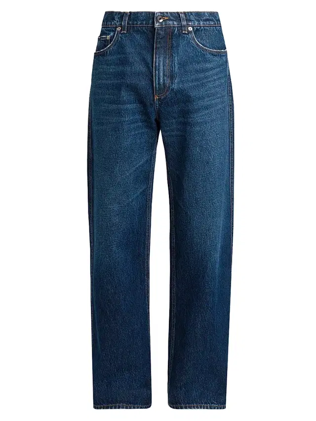 Men's High-Rise Straight-Leg Jeans - Variante Abbinata