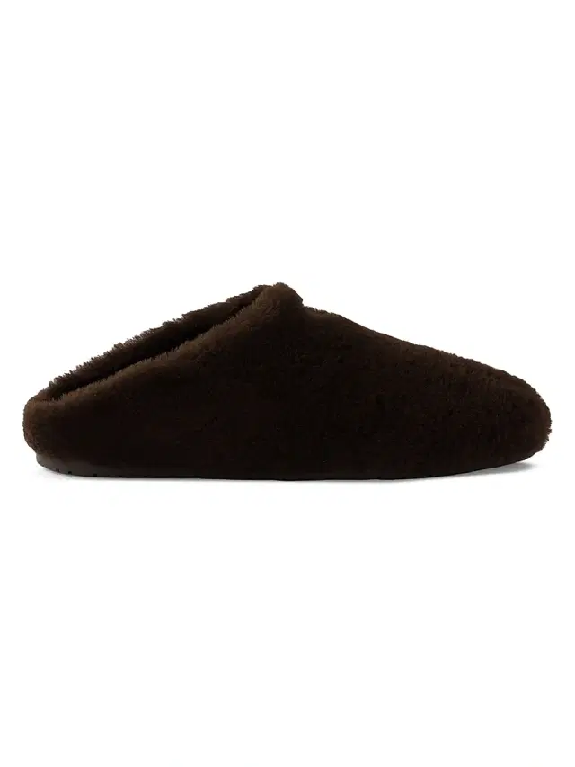 Women's Shearling Mules - Brown