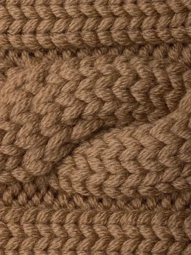 Prada Women's Wool Headband - Brown | Thumbnail 2