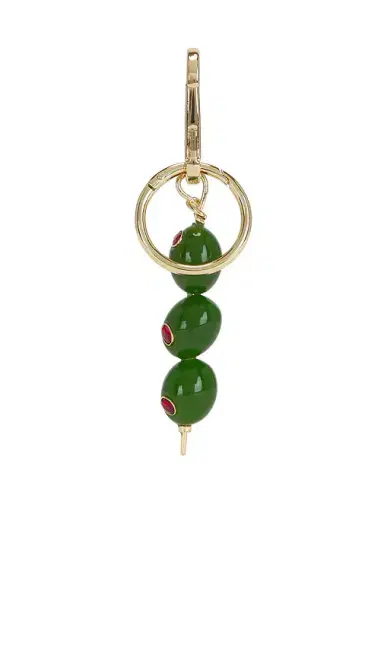 BaubleBar Briny Baby Olive Bag Charm | Thumbnail 1 BaubleBar Briny Baby Olive Bag Charm | Thumbnail 1