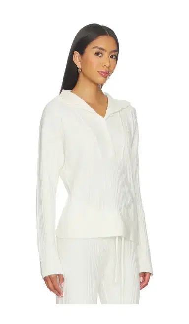 Bobi Button Funnel Neck Sweater | Thumbnail 2 Bobi Button Funnel Neck Sweater | Thumbnail 2