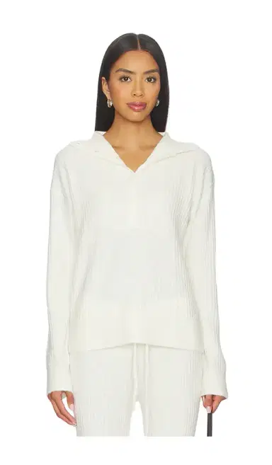Bobi Button Funnel Neck Sweater | Thumbnail 1 Bobi Button Funnel Neck Sweater | Thumbnail 1
