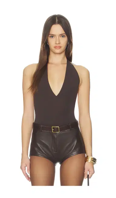 Commando x REVOLVE Ballet Deep Plunge Halter Bodysuit | Thumbnail 1 Commando x REVOLVE Ballet Deep Plunge Halter Bodysuit | Thumbnail 1