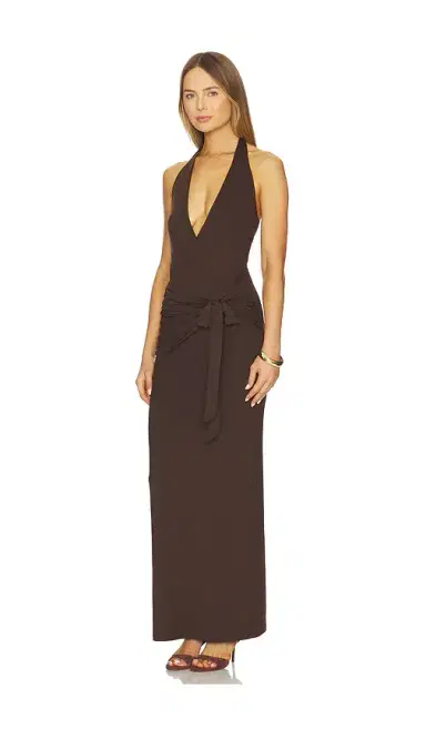 superdown Chloe Halter Maxi Dress | Thumbnail 2