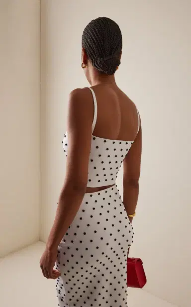 Carolina Herrera Beaded Knit Crop Top | Thumbnail 4 Carolina Herrera Beaded Knit Crop Top | Thumbnail 4