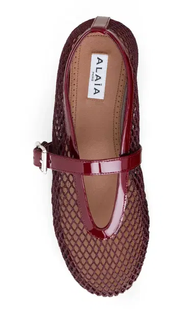 Alaïa Fishnet Ballet Flats | Thumbnail 3 Alaïa Fishnet Ballet Flats | Thumbnail 3