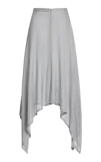 Mel Usine Leonore Asymmetric Chainmail Knit Skirt | Thumbnail 3