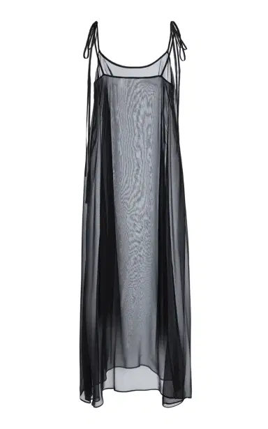 Mel Usine Camille Sheer Silk-Chiffon Dress | Thumbnail 4