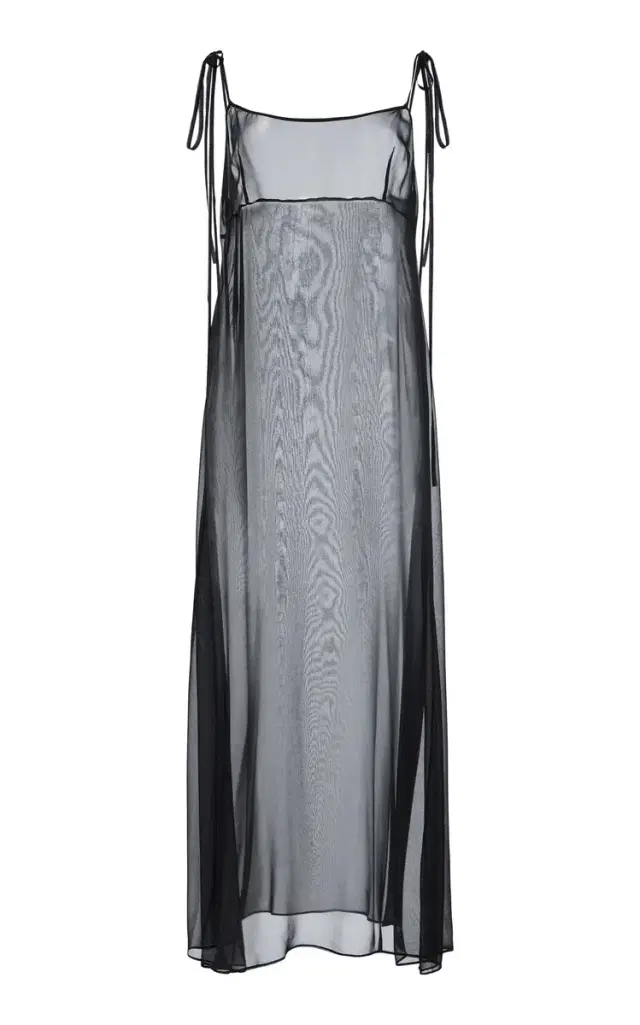 Mel Usine Camille Sheer Silk-Chiffon Dress
